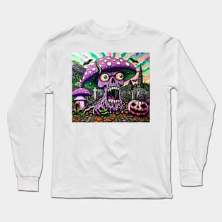 Mushroom Monster Zombie Long Sleeve T-Shirt